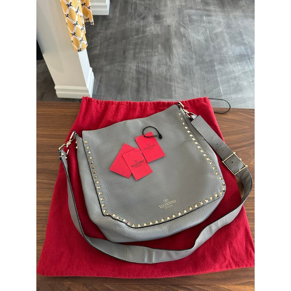 Valentino Garavani Rockstud Flip Lock Messenger Bag